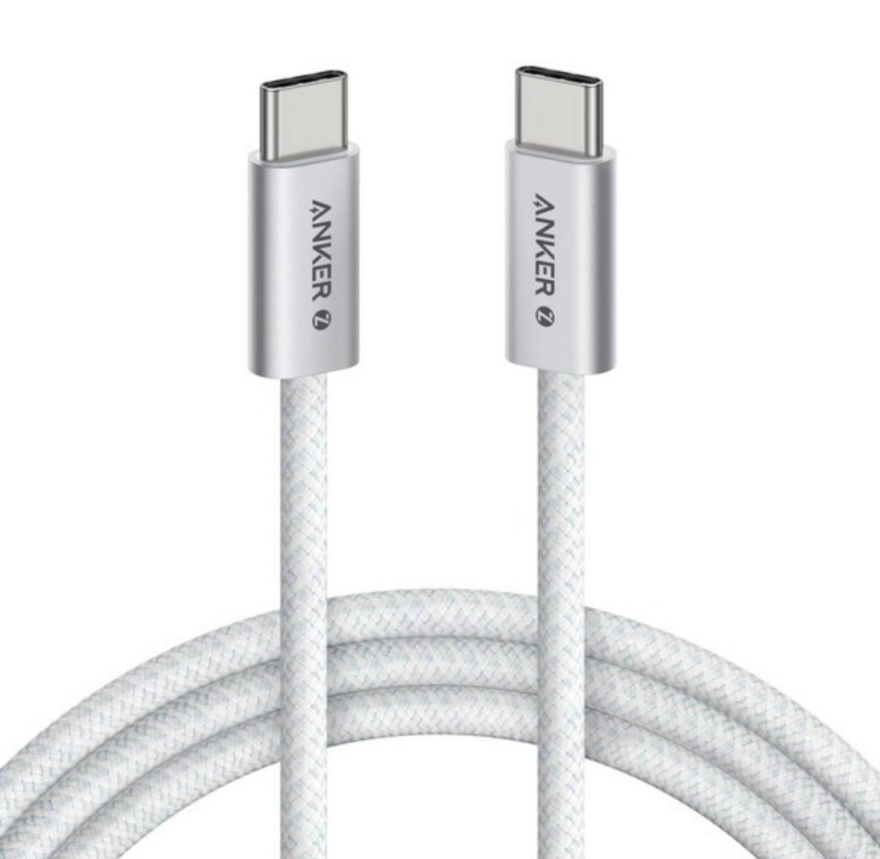 Кабель USB-C ANKER ZOLO 240W 1.5 метра белый А8060