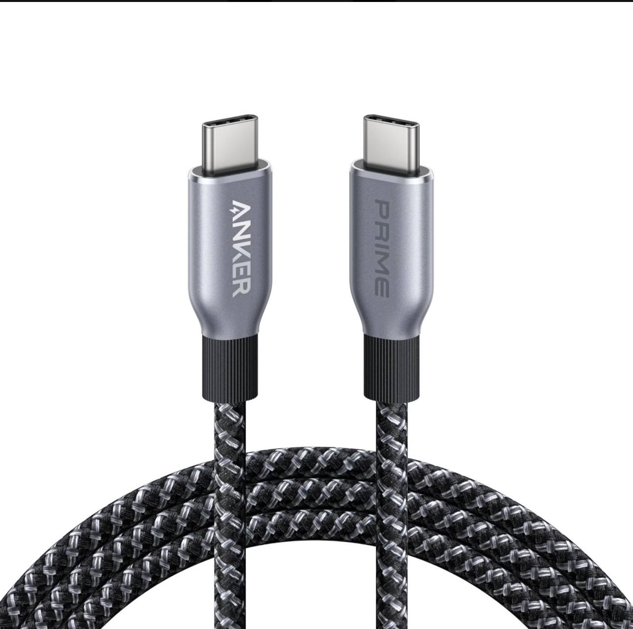 Кабель USB-C ANKER Prime 240W 1.8 метра черный A88E2